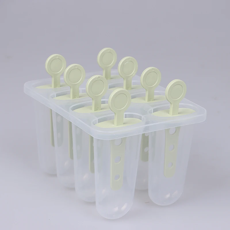 

8cell Round Shape Summer Accessories Kitchen Tools Food Grade Lolly Mould DIY Ice Cream Maker Popsicle Molds Dessert Molds