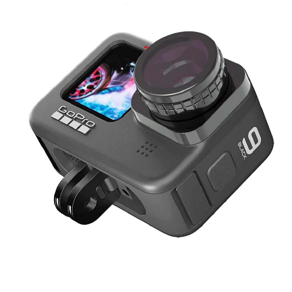 Широкоугольный объектив рыбий глаз для экшн-камеры GoPro Hero 10/9 Black аксессуары