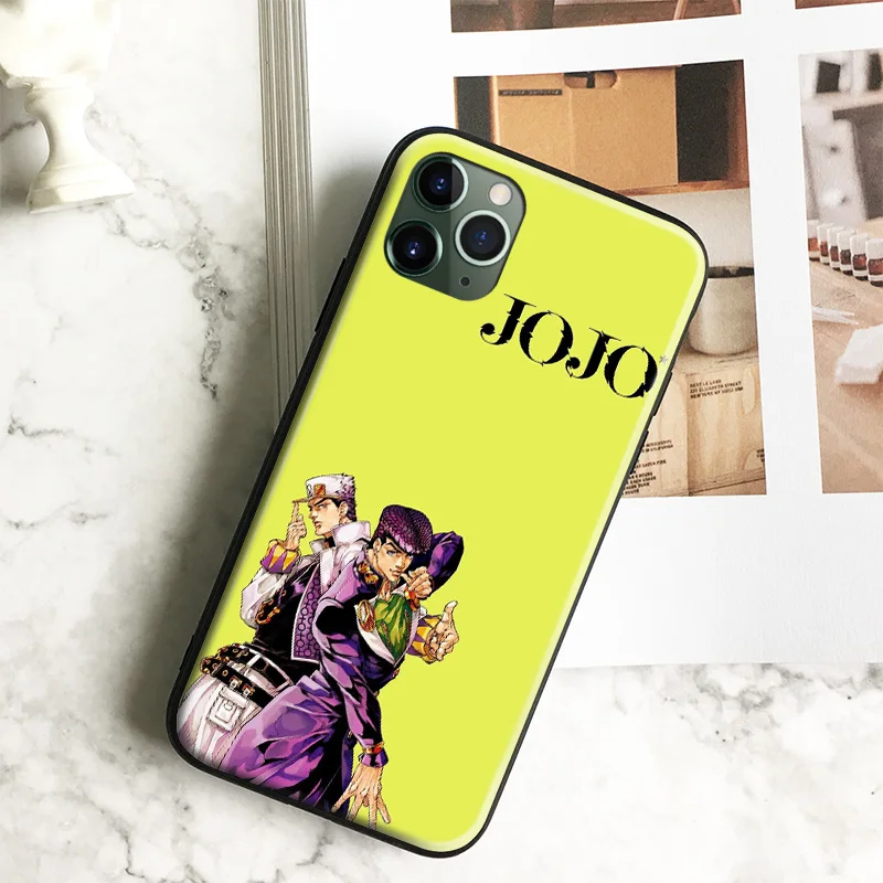 Мягкий силиконовый чехол для телефона Jotaro Kujo Josuke Higashikata JoJo's iPhone SE 6 6s 7 8 Plus X XR XS 11