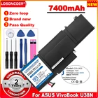 0 Cycle 100% New 7400mAh C23-UX32 VivoBook U38N Аккумулятор для ноутбука ASUS ZenBook UX32 UX32A UX32VD UX32LA U38N-C4004H
