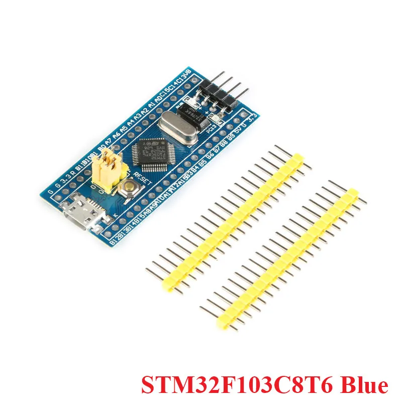 Системная плата STM32F103C8T6 STM32 ARM CH32F103C8T6 обучающая с разъемом Type-C Micro USB