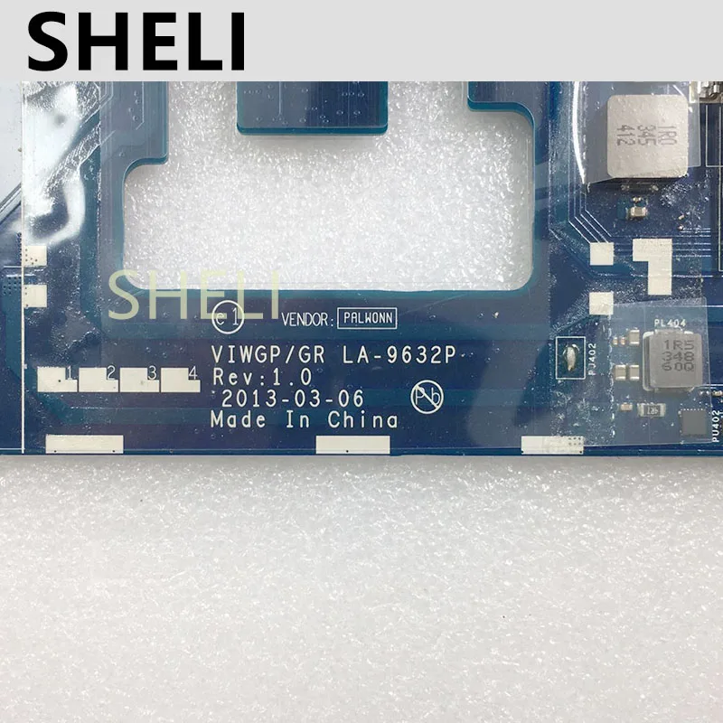 Материнская плата SHELI для ноутбука Lenovo G500 VIWGP/GR LA-9632P DDR3 HM76 11S90002833 90002833 | Компьютеры
