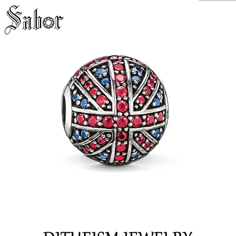 Мужские бусы DIY Britain Charm 2020 новые серебряные ювелирные изделия подарок женские и