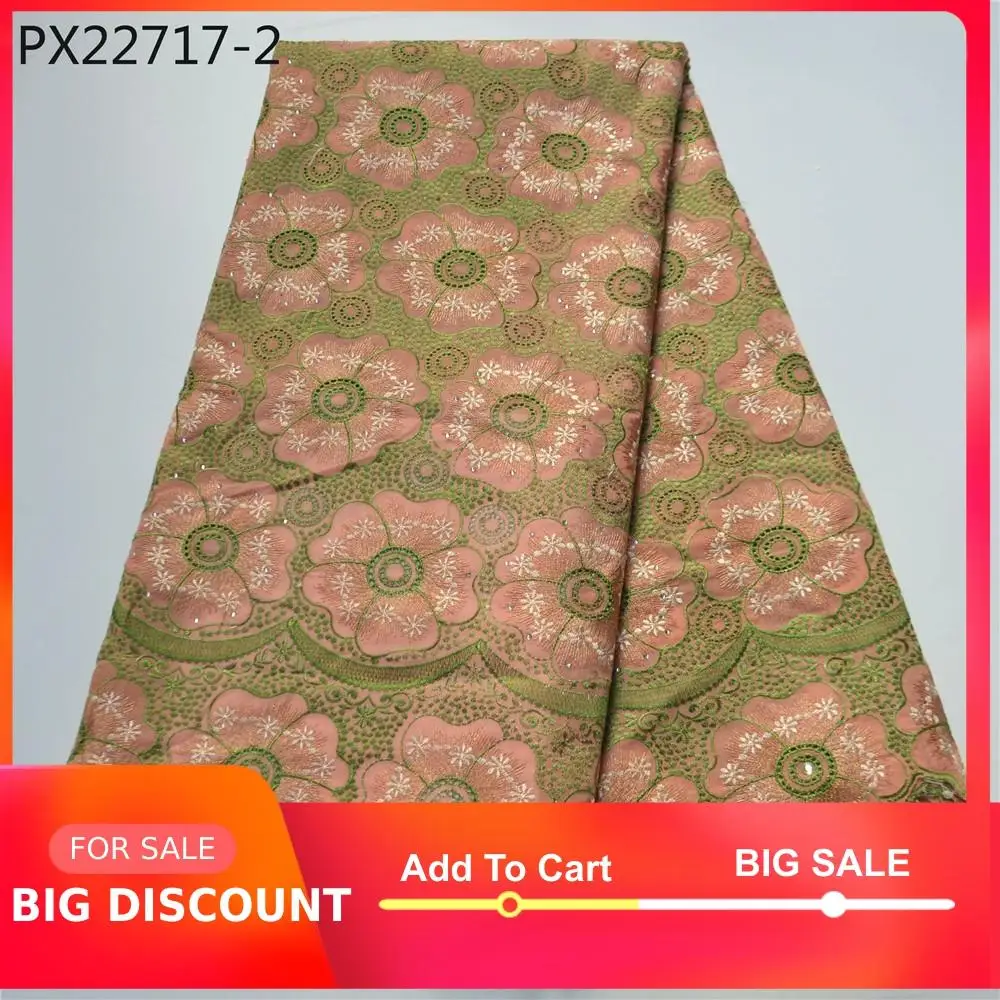 Новое поступление африканская Нигерия Высококачественная вуаль хлопковая