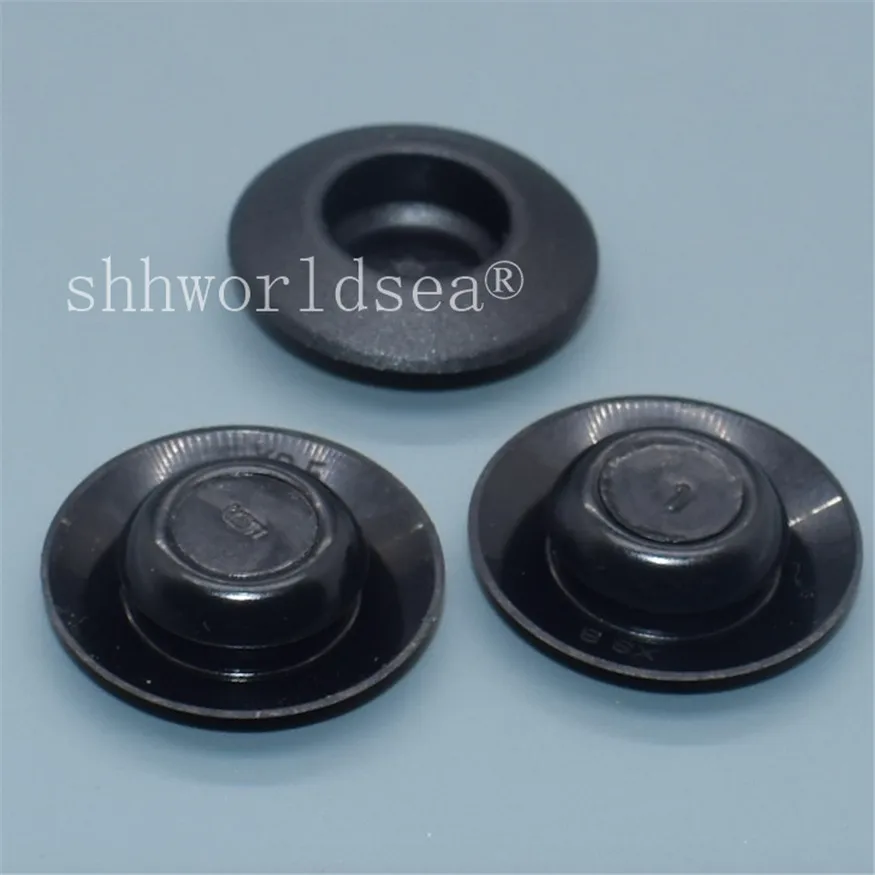 Shhworldsea 100 шт. полиэтиленовые черные прижимные центральные крепления для