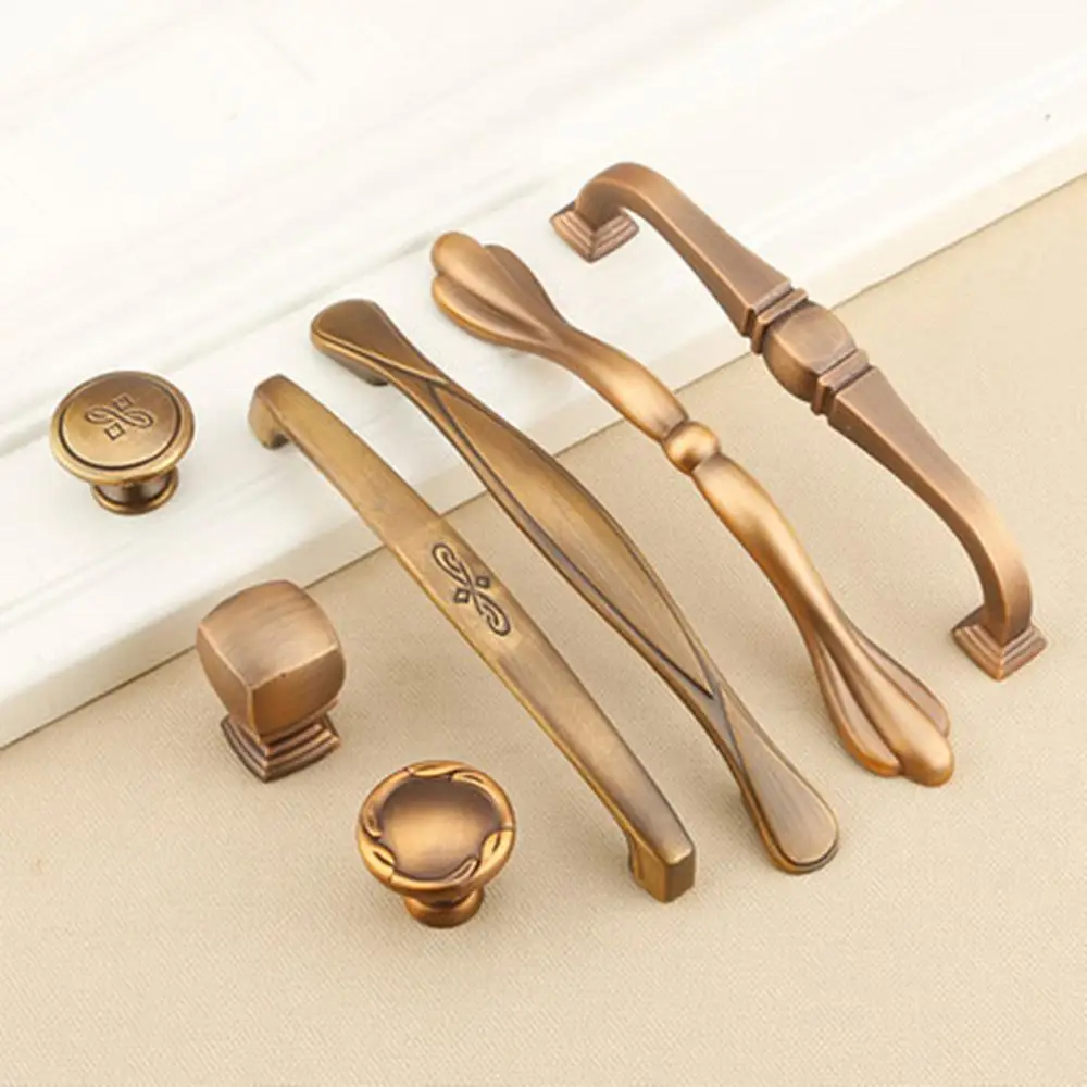 Европейские антикварные ящик ручка двери китайская в винтажном стиле с