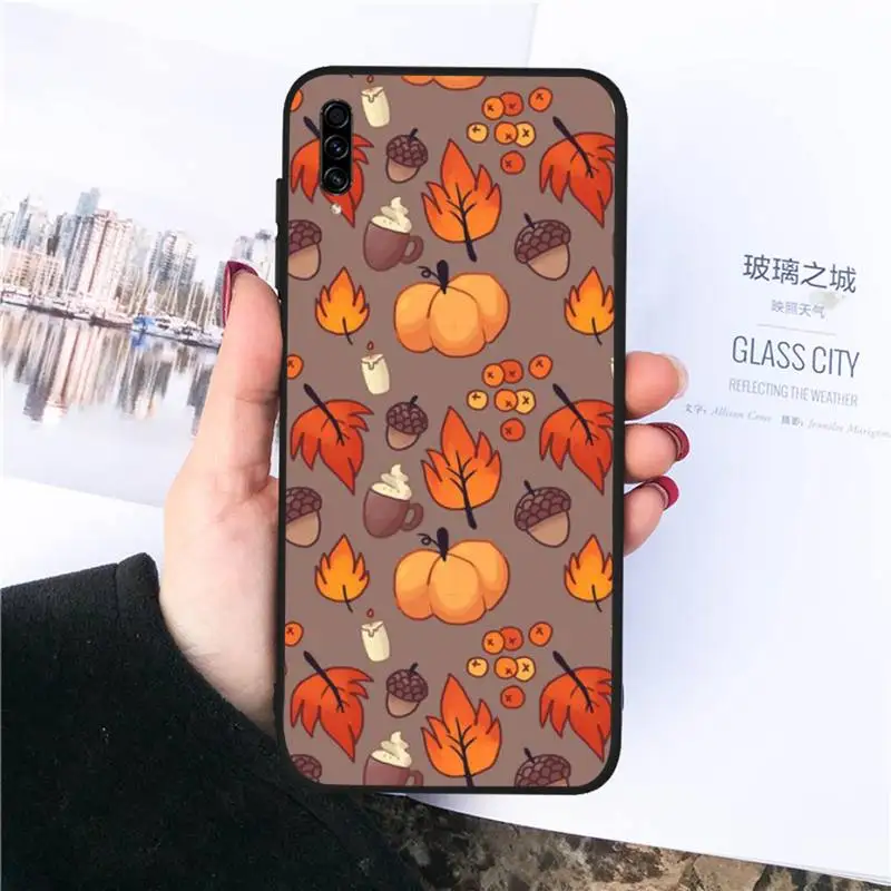 

Pumpkin happy autumn fall Phone Case For Samsung galaxy S 21 20 10 8 A 50 21s 51 71 70 40 20 20e note 10 plus Ultra 5g fe