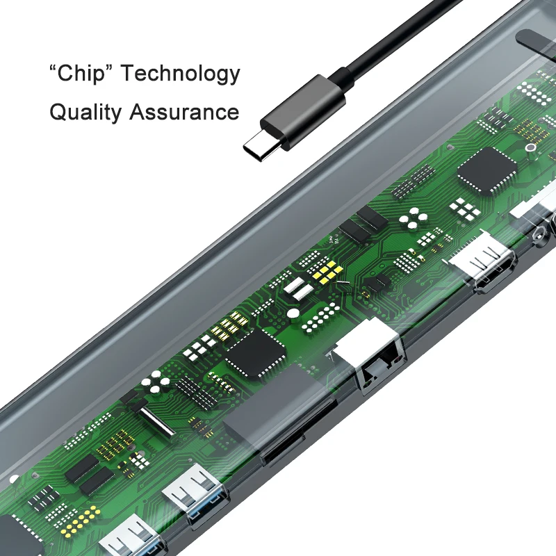 Baseus концентратор USB type C до 3,0 USB HDMI RJ45 usb-хаб для MacBook Pro Аксессуары USB разветвитель мульти 11 портов type C концентратор USB-C