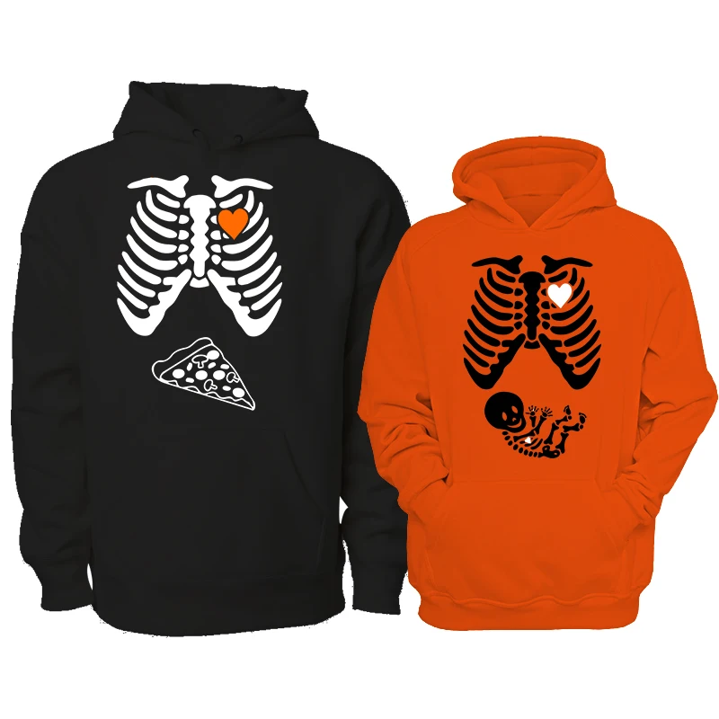 

2021 Autumn Winter Hoodies Woman Men Lover Sweet Sweatshirt Long Sleeve Hooded Skull Forever Couple Hoodies Oversized Crewneck