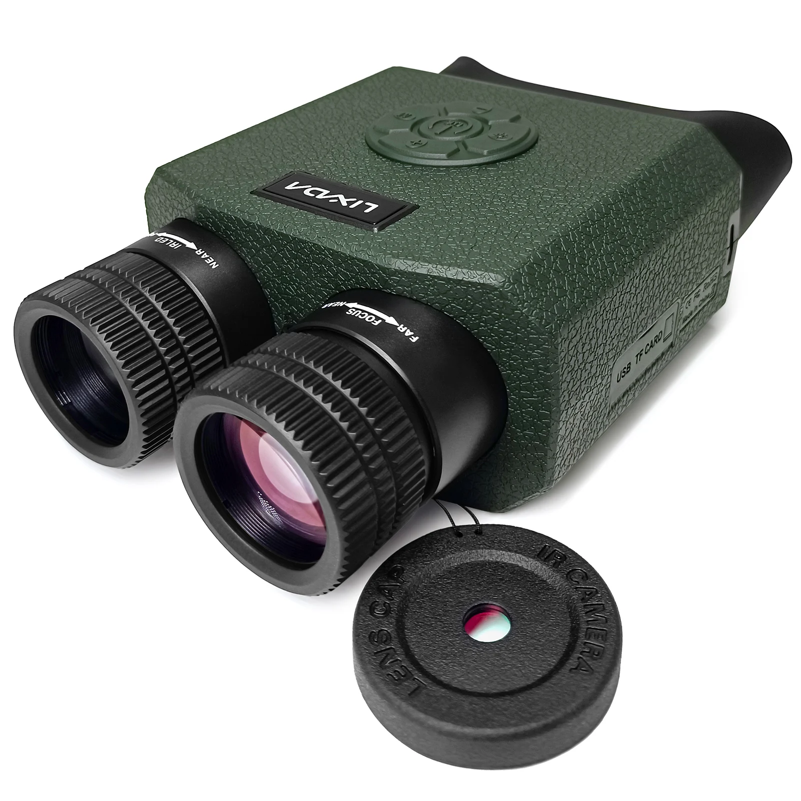 

LIXADA 8X Digital Zoom Night Vision Binoculars IR Night Vision Scope with Camera Video Replay Menu Modes TF Card Included