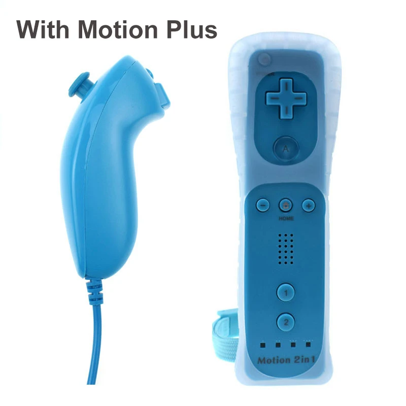 Беспроводной Bluetooth-джойстик 2 в 1 для Nintendo Wii пульт дистанционного управления