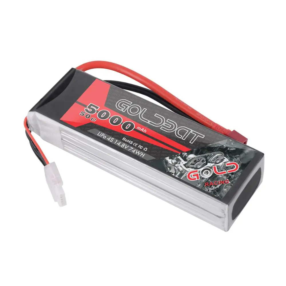 Аккумулятор GOLDBAT Lipo 4S 5000 мАч 14 8 в 50C LiPo RC аккумулятор с разъемом Deans TRX Connector Softcase для