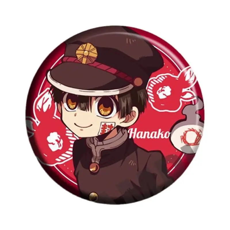 Аниме в туалетной обложке Hanako-kun Nene Yashiro Kou Minamoto значок косплея мультяшная