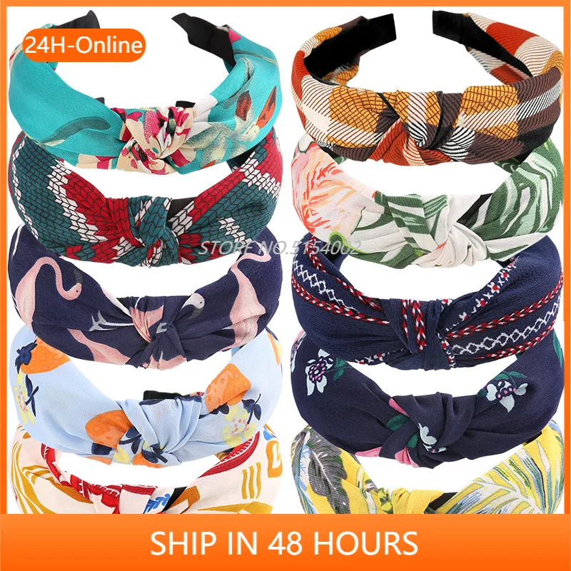 

Fertile Headband for Women Girls Hair Accessories Solid Color Knotted Hairband Hair Hoop Girls Hair Bands Bezel Headwear