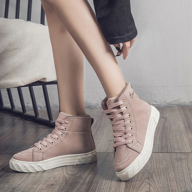Women Winter Shoes 2019 New Arrival Boot Fashion Casual Fur Warm Plus Velvet Comfortable High Quality | Обувь