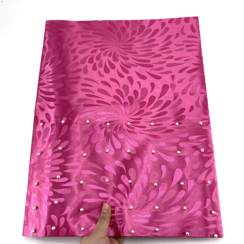 Вышитые африканские головные уборы Gele Sego с бусинами для женвечерние 2 шт./уп. Aso Oke