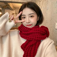 2021 new womens winter knitted scarf cashmere warm and soft wool pashmina mens fashion thicken scarves large shawl