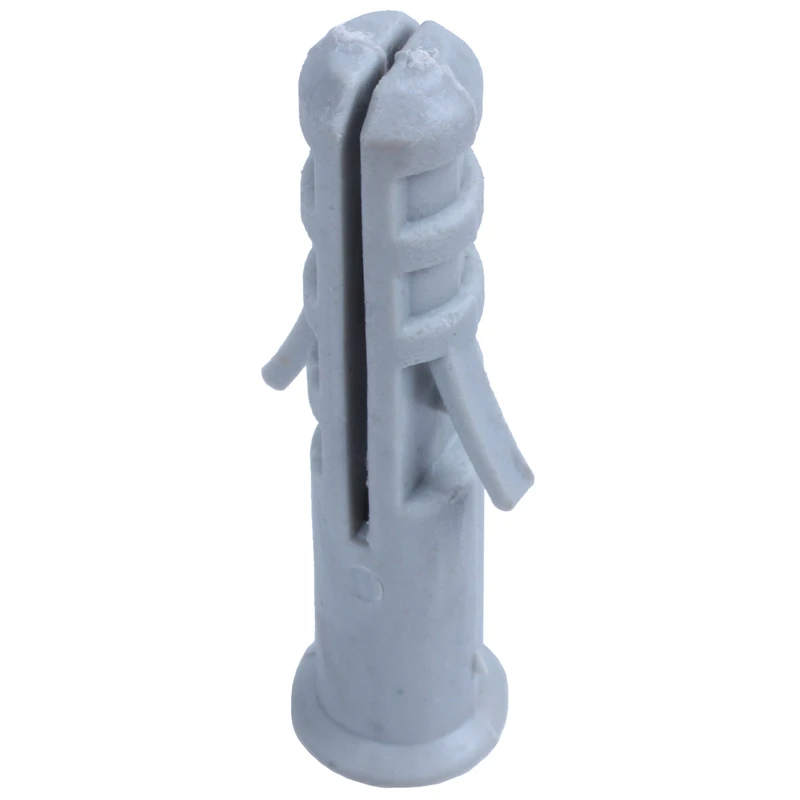 Promotion! M10x50mm Plastic Anchors Lag Expansion Nails Plugs Screws Clips 25Pcs gray | Обустройство дома
