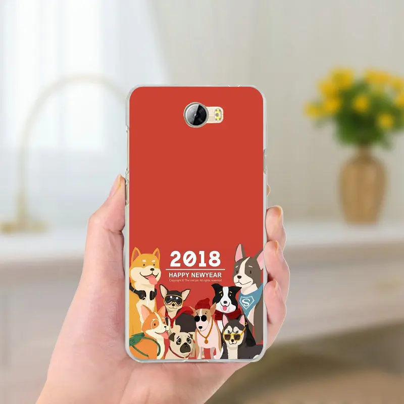 2018 счастливые новогодние мягкие тонкие Чехлы для телефона из термополиуретана