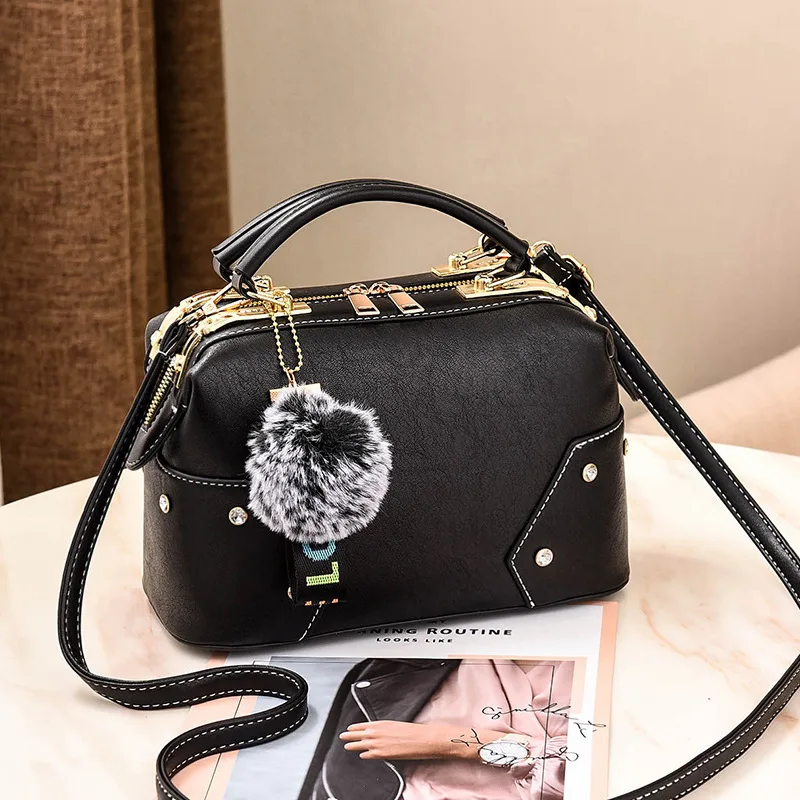 2020 Autumn WOMEN'S Bag Fashion Comfortable Elegant Retro Handbag Manufacturers Straight Hair |