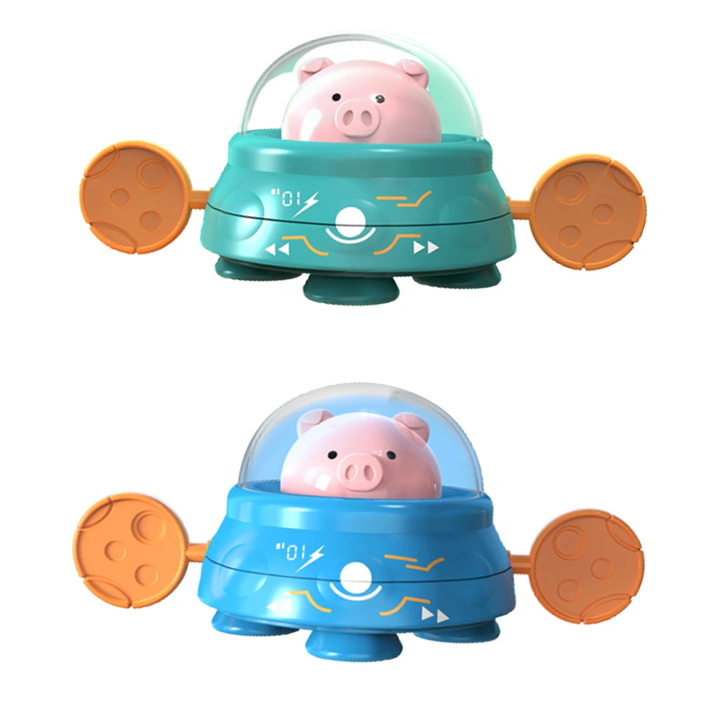 

Baby Cartoon Cute Pig Bath Toys Kids Chain Clockwork Water Floating Wind-up Clockwork Beach Toys Water Playing for Children