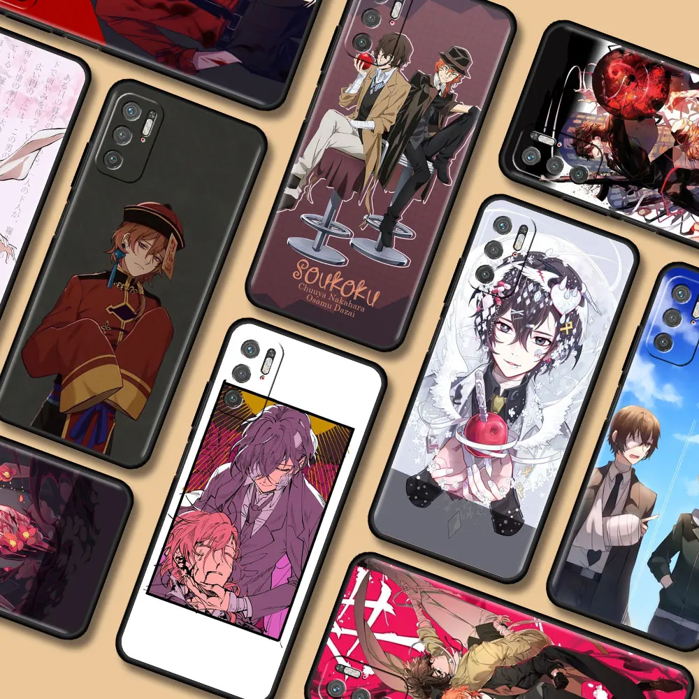 

Bungou Stray Dogs Phone Case For Xiaomi Redmi Note 9S 9 8 Pro 9C 7 8T 8 10 9A 7A K40 4G 8A Back Phone Cover Soft Capa