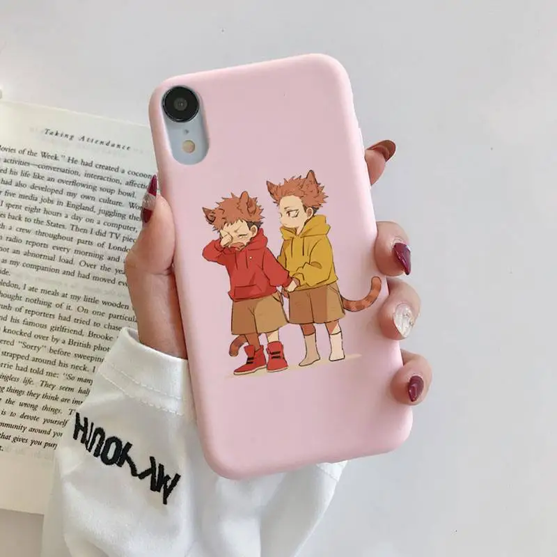 

Jujutsu Kaisen Anime Soft Cover Phone Case For Iphone 6 6s 7 8 Plus XR X XS XSmax 11 12 Pro Mini Max Candy Pink Silicone Cover
