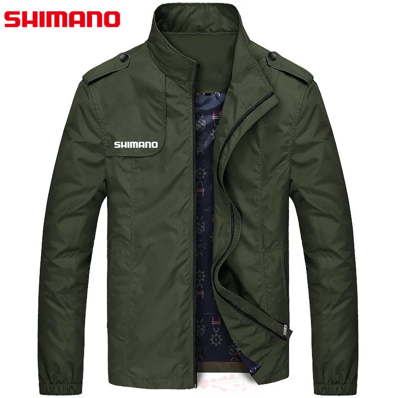 

Рыболовная одежда SHIMANO, осенняя уличная куртка для альпинизма, мужская Тонкая ветрозащитная рыболовная куртка, дышащая быстросохнущая одеж...