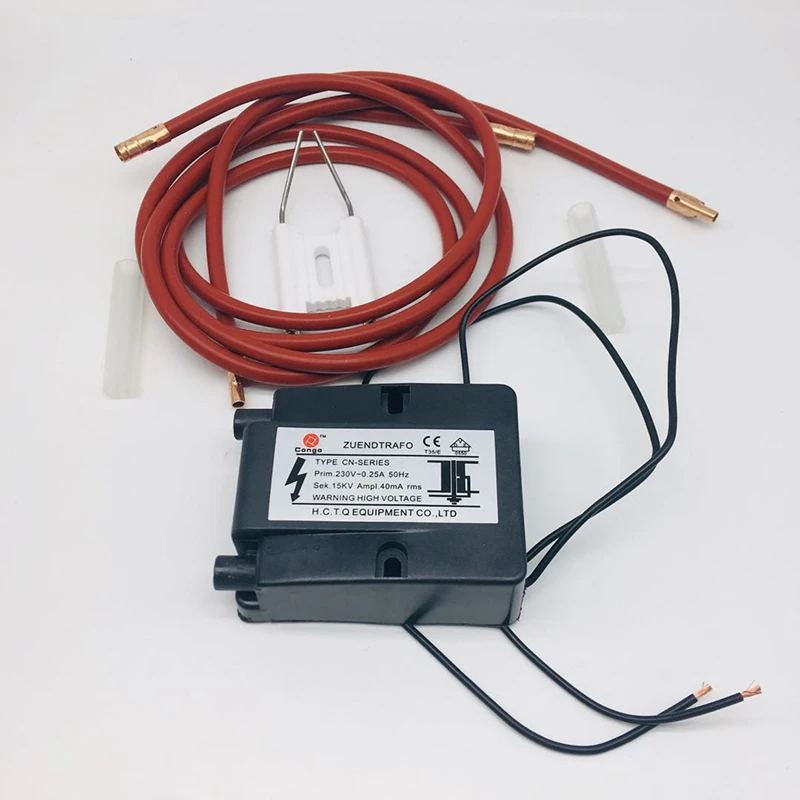 

(10 комплектов) 220В/230В трансформатор 15кВ горелка трансформатор воспламенитель для топливной горелки керамический воспламенитель электрода