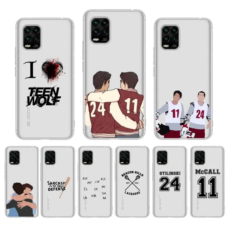 

Teen Wolf Stilinski 24 Phone Case For Redmi Note 5 7A 10 9 8 plus pro 9A K20 for Xiaomi 10Pro 10T 11 Capa