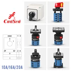 61002 поворотный Кулачковый выключатель CANSEN LW26-20 CA10 20A ВКЛ-ВЫКЛ 2 позиции 2 полюса 4 терминала многомонтажный Camsco Salzer K  N заменитель