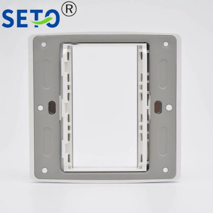SeTo 86 Тип три порта пустая настенная пластина гнездо Keystone Лицевая панель |