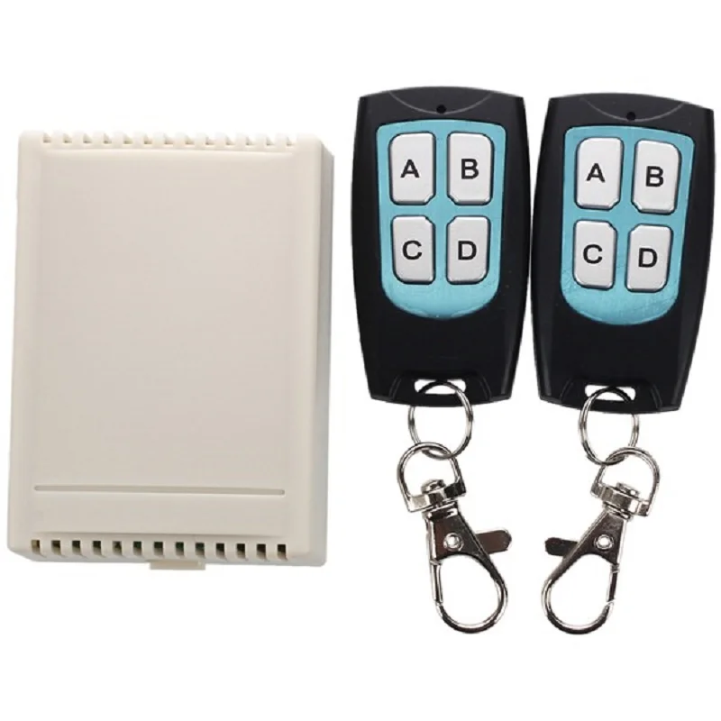 

Smart Home appliance DC 12V 4 Channel 200M Wireless RF Remote Control Switch 2 Transmitter + Receiver