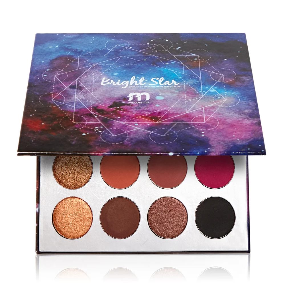 16 цветов звездное небо блеск Тени для век Nake Pallete изюминка матовые Перламутровые тени для век Палитра Макияж Косметика TSLM1