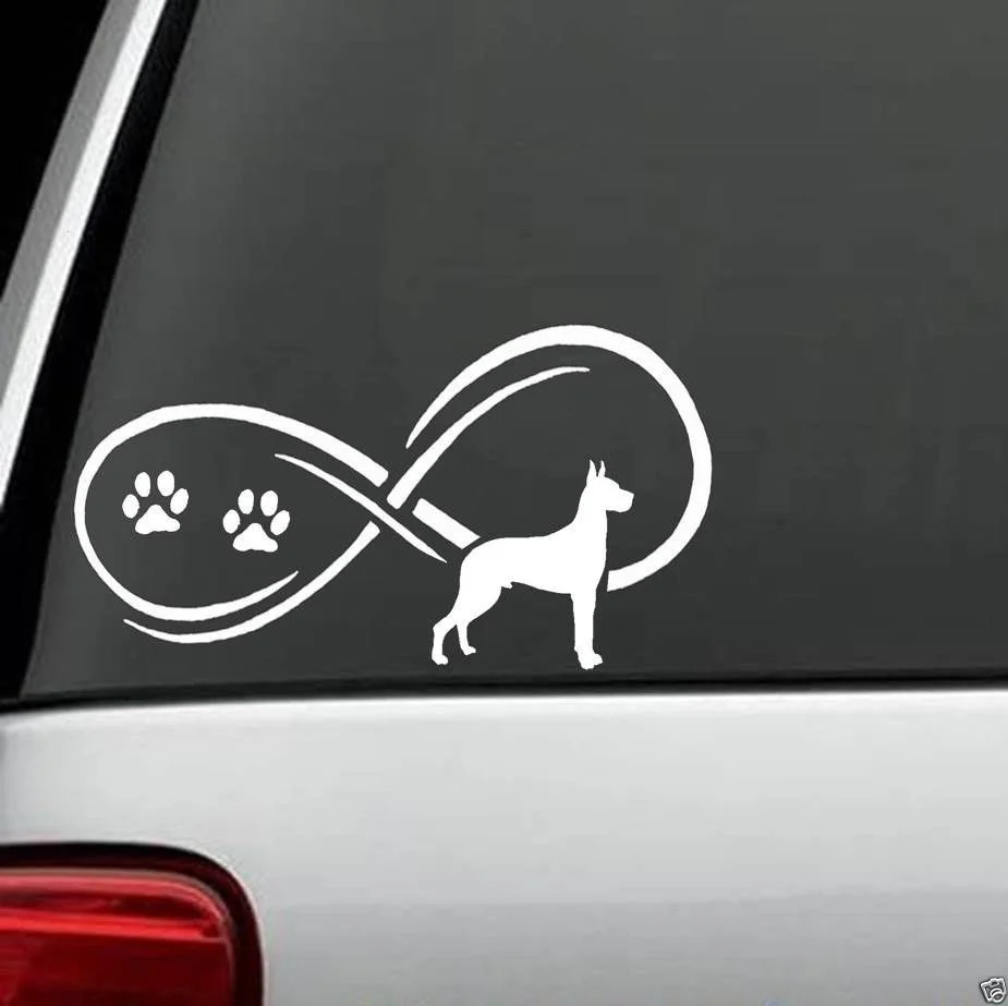 

For Great Dane DOG Decal Sticker Car Truck SUV Van LAPTOP Collar Styling