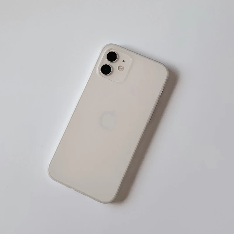 

Ultra-thin Matte Case for IPhone 7 8 Plus Transparent SImple Case for IPhone 6 6s X Xr Xs Max Back Phone Cover Capa Fundas Cases