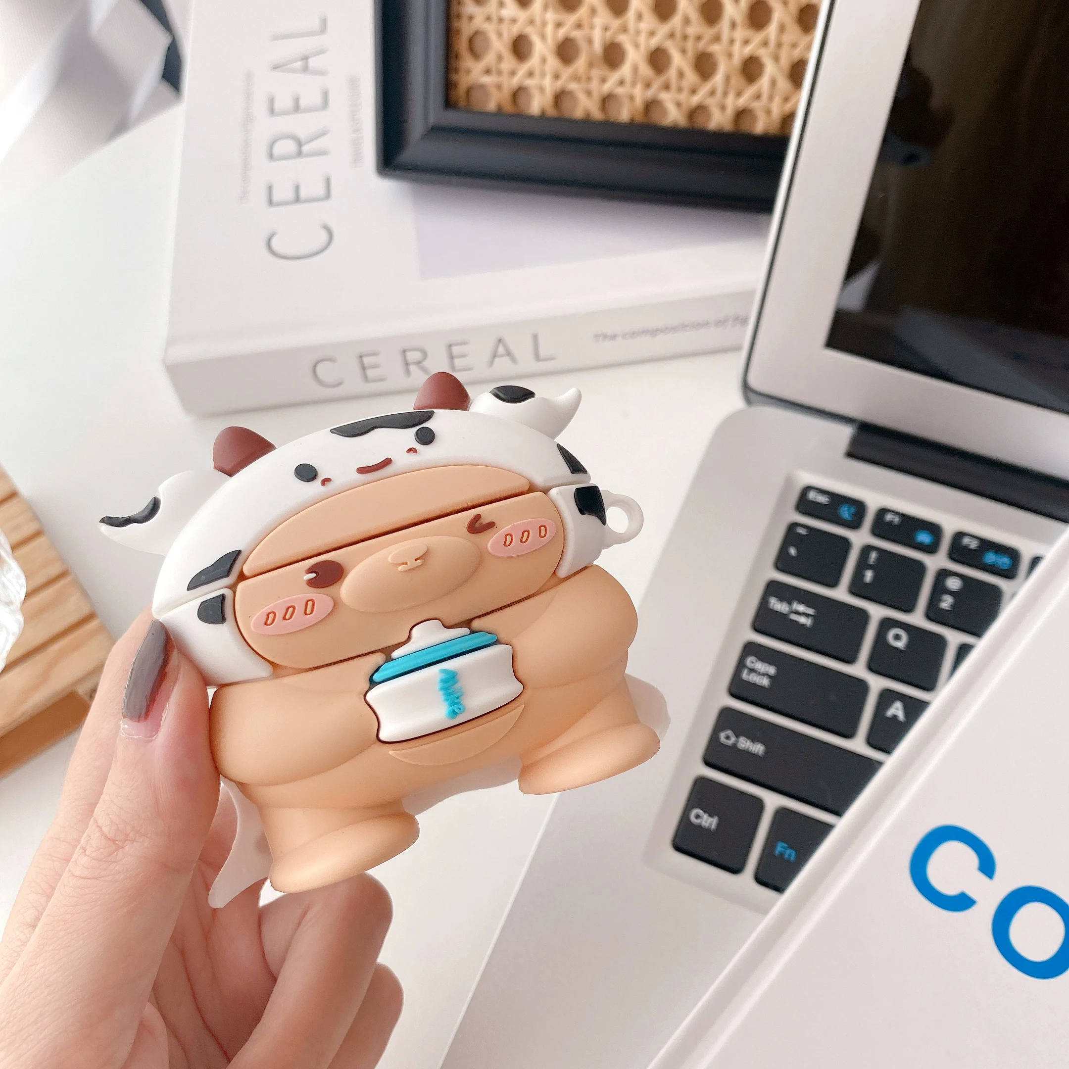 

Case for Airpods3D Cute Cartoon Silicone Case for Airpods Pro, Fun Cool Keychain Design,Silicone Fashion