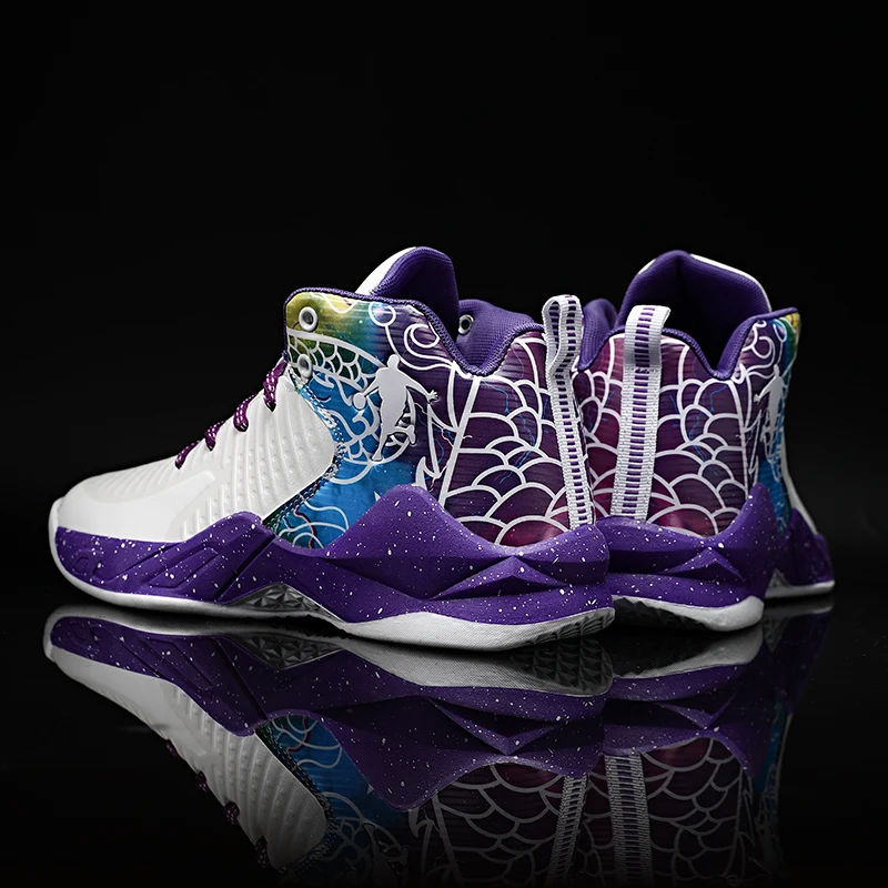 Баскетбольные кроссовки для мужчин высокие дышащие баскетбола Джордана|Обувь