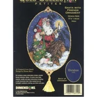 Высококачественный Набор для вышивки крестиком с изображением Санта-Клауса и друзей, снеговика, оленя, украшения для рождественской елки Dim 08559 08656