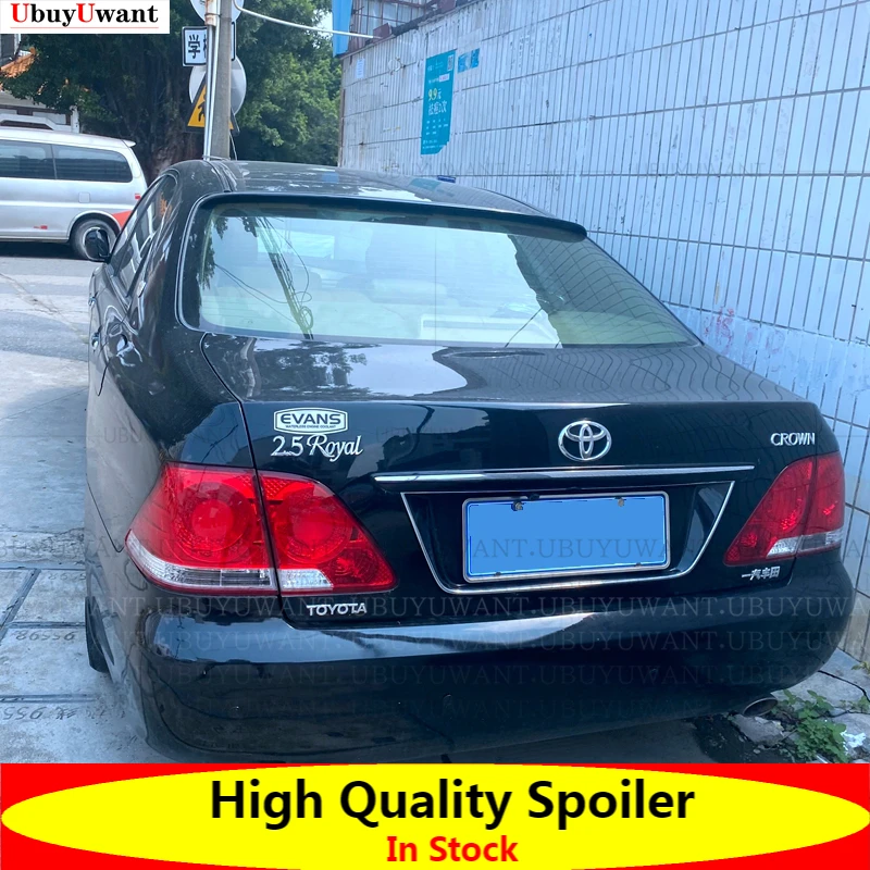 

Задний спойлер на крышу для Toyota Crown, автомобильный Неокрашенный праймер из АБС-пластика, задний спойлер на крышу багажника для Crown 2006-2009