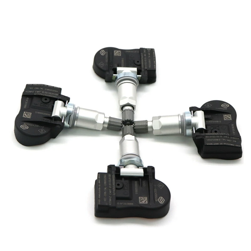 

4Pcs 407000435R TPMS Tire Pressure Sensor,for Renault Megane Laguna Fluence Latitude 433MHZ 40700-0435R