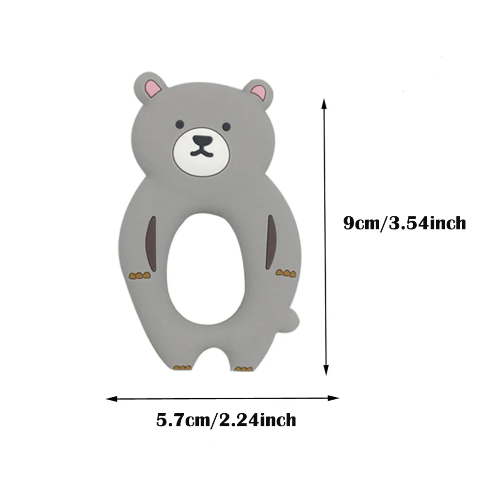 Детские Силиконовые Прорезыватели BPA бесплатно Прорезыватель зубов животные