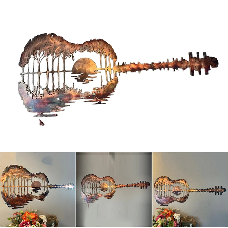 

Abstract Guitar Metal Guitarist Art Ideal Gift For Guitar Lover Hanging Ornament Home Decoration Wall Decor