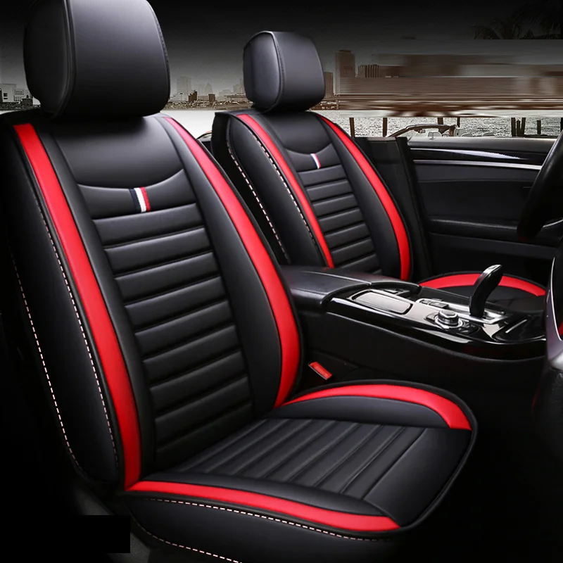 

2020 Pu Leather Car Seat Cushion Not Moves Universal Car Cover Suitcase Non Slide General Leaps Hatchards For AUDI Q3A5 E2 X30