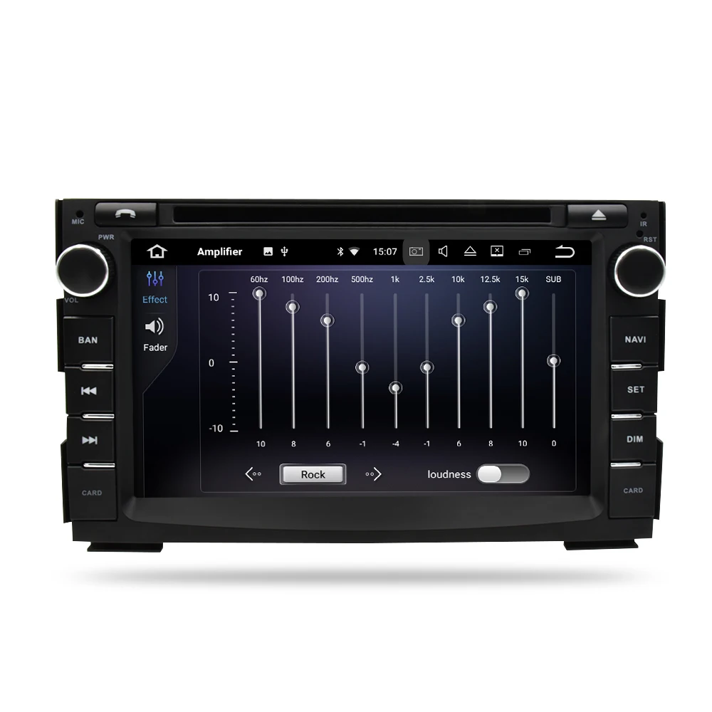 Автомобильный мультимедийный плеер с радио DVD GPS навигацией ОЗУ 4 Гб Android 10 0 для Kia