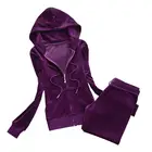 Женский брендовый Бархатный спортивный костюм из 2 предметов, брючный костюм из бархатной ткани, Велюровый костюм, женский спортивный костюм, толстовки и брюки для девочек, серого, черного цветов, XXL, 2022