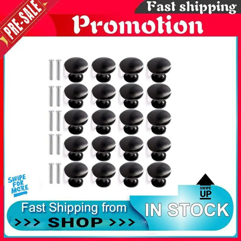 

20pcs Drawer Knobs Furniture Knobs Drawer Handles Furniture Handle With Round Plate Top For Cupboard Drawer Kitchen