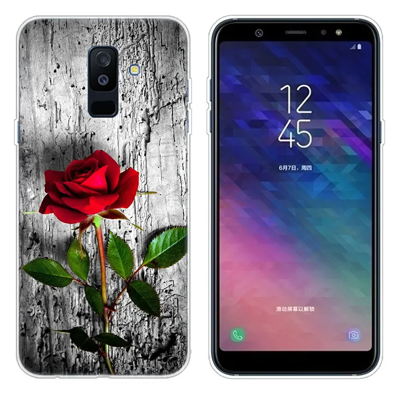 Red Roses Flowers Silicone Case For Samsung Galaxy A90 A80 A70 A60 A50 A40 A30 A10 A20E A2CORE A9 A7 A8 A6 Plus 2018 A5 2017 TPU | Мобильные