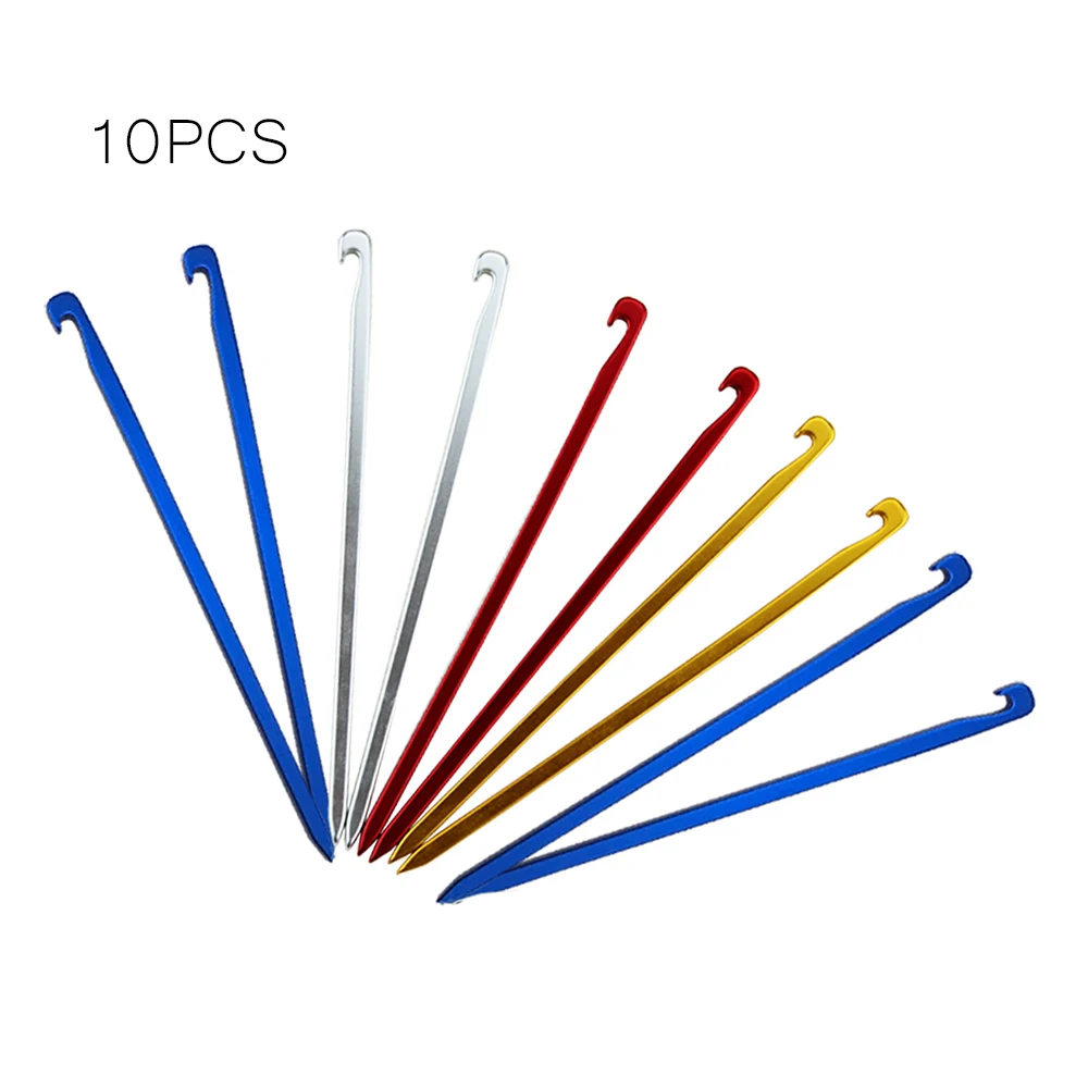 10 шт. колышки для палатки из алюминиевого сплава ультралегкие квадратные сумки