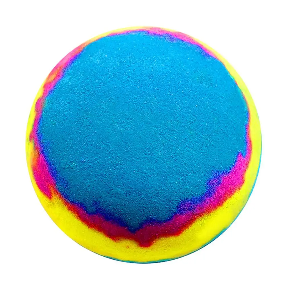 Яркий гламурный 1 шт. Радуга звездное небо спа ванна бомба соль мяч ароматерапия